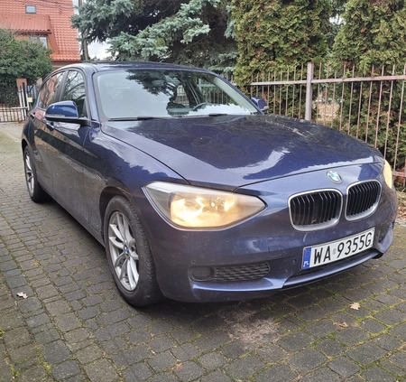 BMW Seria 1 cena 31700 przebieg: 77475, rok produkcji 2011 z Warszawa małe 56